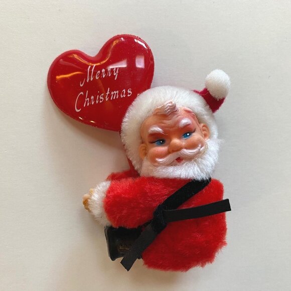 Santa Claus Hugger Clip Christmas Ornament - Picture 1 of 3